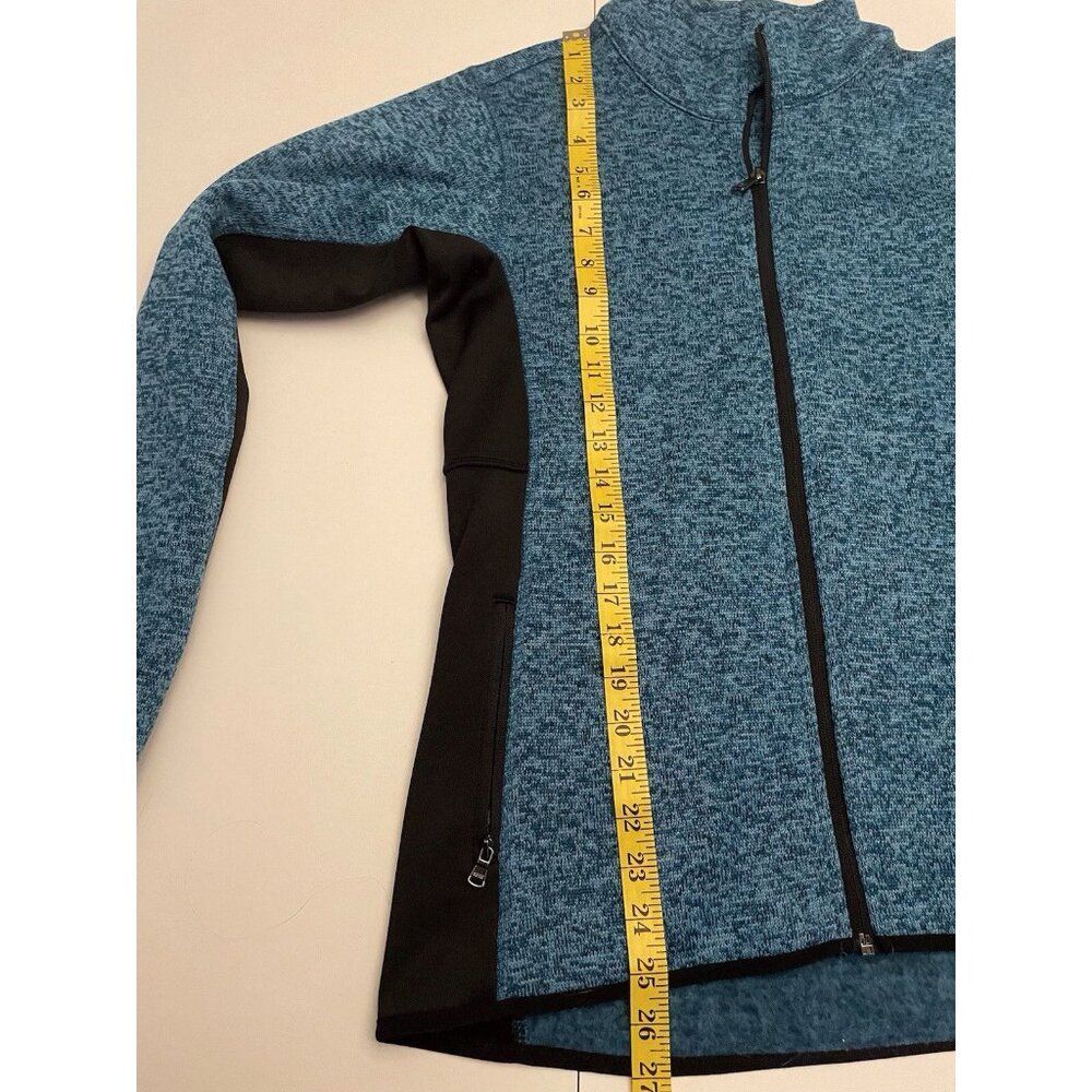 MNY Marc New York Andrew Marc Women's Knit Sweater/Jacket, H. Teal, Medium - Picture 6 of 10